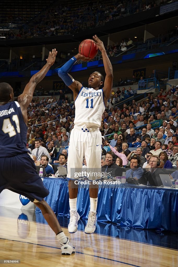 University of Kentucky vs East Tennessee State University, 2010 NCAA East Regional Playoffs Round 1.