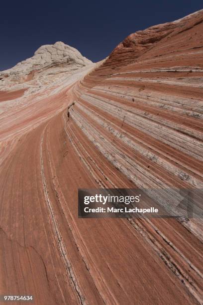 detail of paria canyon, white pocket, arizona, usa - paria canyon stockfoto's en -beelden