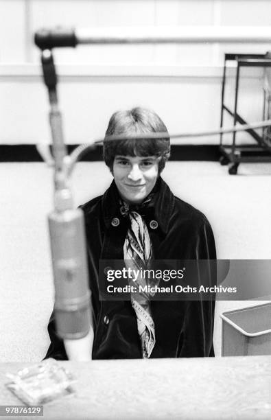 Alex Chilton of The Box Tops poses for a portrait in a recording studio on May 14, 1968 in New York City, New York.