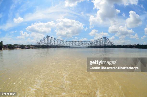 howrah bridge - ponte howrah - fotografias e filmes do acervo