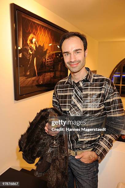 Fahion designer Ivan Strano attends the 'Stoff Fruehling' at the JAB Anstoetz showroom on March 19, 2010 in Munich, Germany.