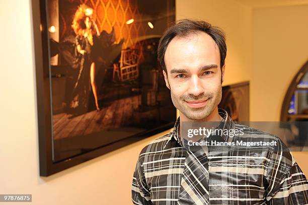 Fahion designer Ivan Strano attends the 'Stoff Fruehling' at the JAB Anstoetz showroom on March 19, 2010 in Munich, Germany.