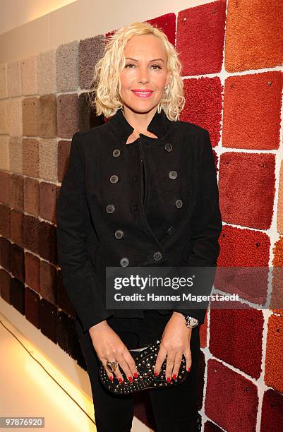 Natascha Ochsenknecht attends the 'Stoff Fruehling' at the JAB Anstoetz showroom on March 19, 2010 in Munich, Germany.