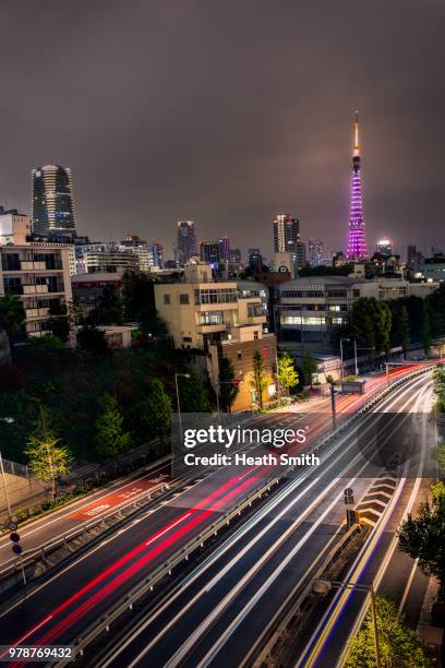 tokyo tower - smith tower bildbanksfoton och bilder