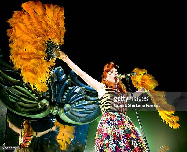 Paloma Faith performs at the Manchester Academy on March 19, 2010 in Manchester, England.