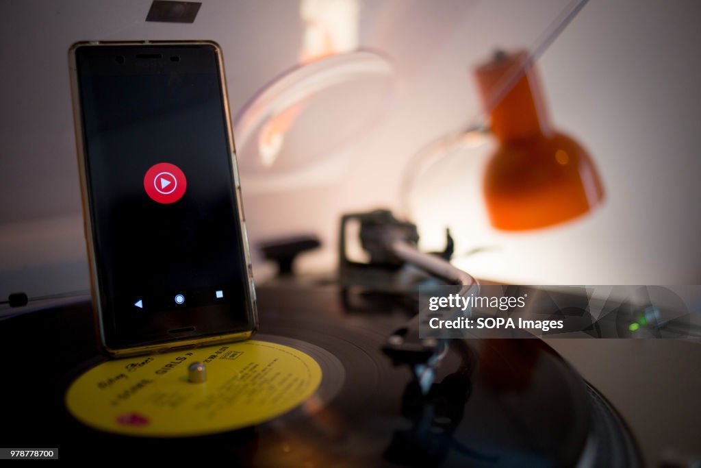 The YouTube Music (YT Music) application seen displayed on a
