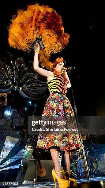 Paloma Faith performs at the Manchester Academy on March 19, 2010 in Manchester, England.