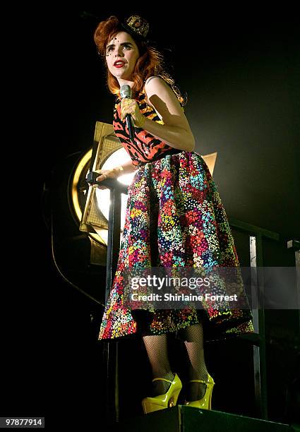 Paloma Faith performs at the Manchester Academy on March 19, 2010 in Manchester, England.