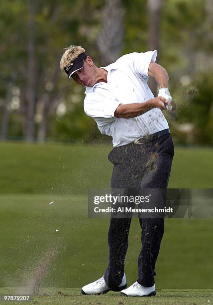 Ricky Barnes competes in the first round of the Honda Classic, March 11, 2004 at Palm Beach Gardens, Florida.