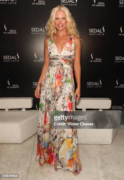 Model Valeria Mazza attends the launch of the Sedal Expert Salon Masaryk on March 18, 2010 in Mexico City, Mexico.