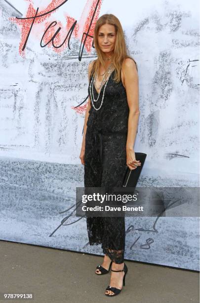 Yasmin Le Bon attends the Serpentine Summper Party 2018 at The Serpentine Gallery on June 19, 2018 in London, England.