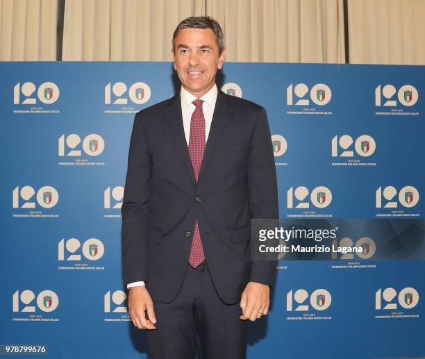 Alessandro Costacurta of Italy during FIGC 120 Years Exhibition on June 19, 2018 in Matera, Italy.