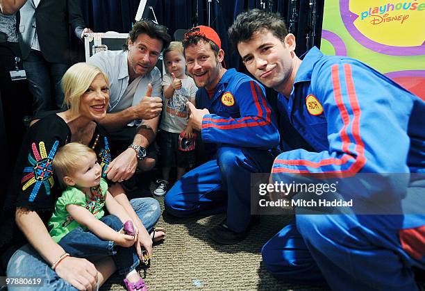 New Orleans' alternative rock band for preschoolers, the Imagination Movers, performed during their guest appearance in Radio Disney studio today and...