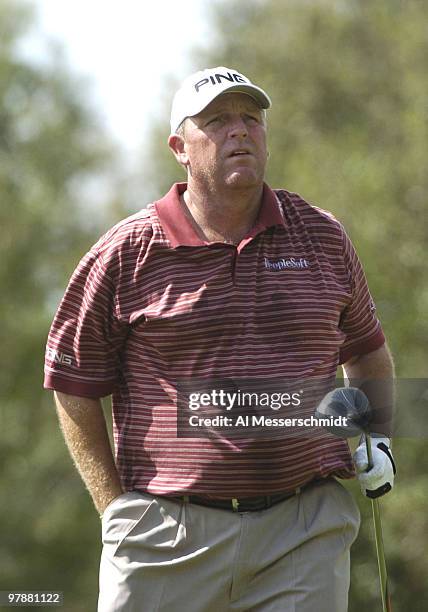 Mark Calcavecchia competes in third-round competition at the Funai Classic, October 23, 2004.