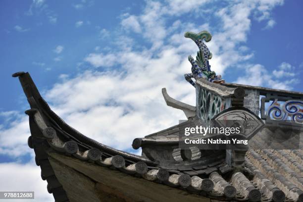 roof of bai nationality - bai yang - fotografias e filmes do acervo