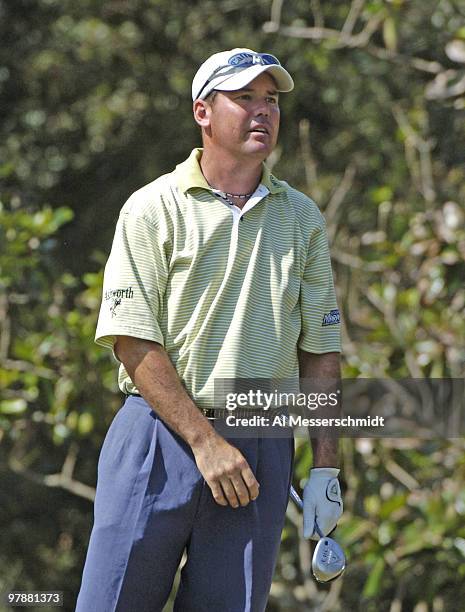 Rich Beem plays the Magnolia course at Walt Disney World Resort during final-round competition at the Funai Classic, October 24, 2004.