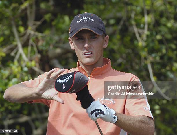 Charles Howell III plays the Magnolia course at Walt Disney World Resort during final-round competition at the Funai Classic, October 24, 2004.