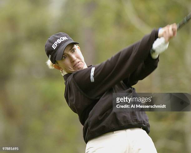 Karrie Webb competes in the third round at the LPGA Tournament of Champions, November 13, 2004 in Mobile, Alabama.