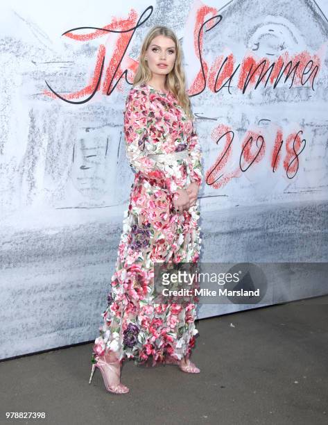 Lady Kitty Spencer attends The Serpentine Gallery Summer Party at The Serpentine Gallery on June 19, 2018 in London, England.