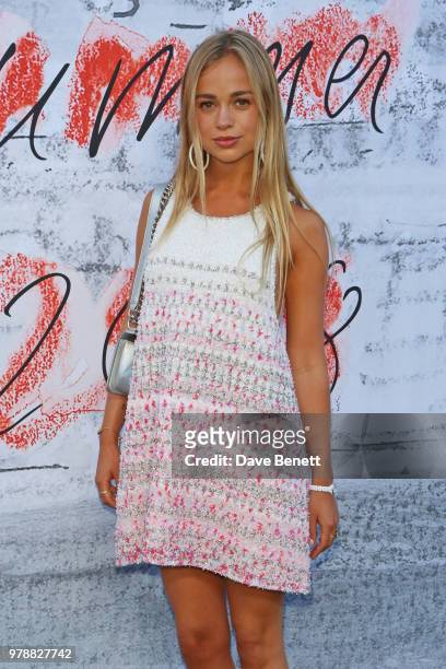 Lady Amelia Windsor attends the Serpentine Summper Party 2018 at The Serpentine Gallery on June 19, 2018 in London, England.