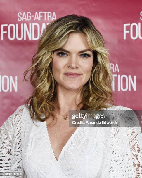 Actress Missi Pyle attends the SAG-AFTRA Foundation Conversations screening of "Impulse" at the SAG-AFTRA Foundation Screening Room on June 19, 2018...