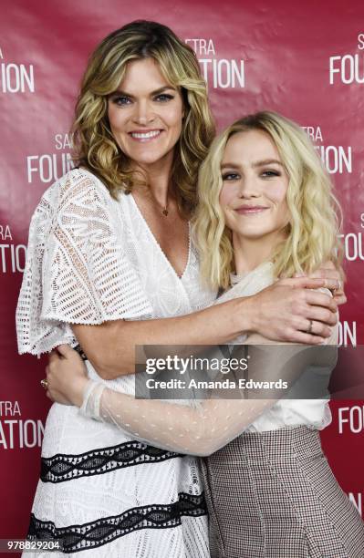 Actresses Missi Pyle and Maddie Hasson attend the SAG-AFTRA Foundation Conversations screening of "Impulse" at the SAG-AFTRA Foundation Screening...