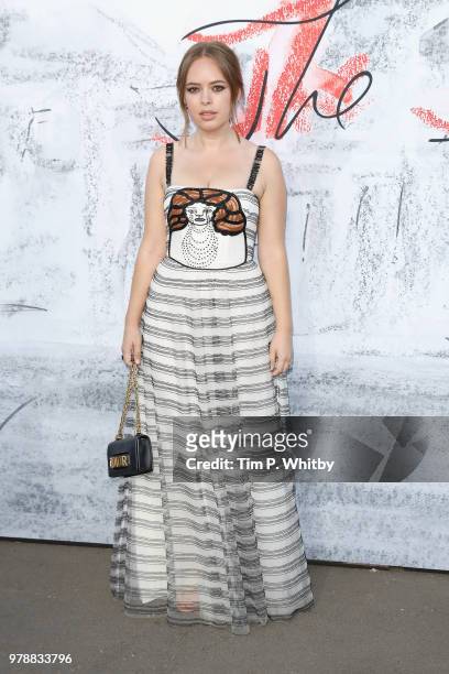 Tanya Burr attends the Serpentine Summer Party 2018 at The Serpentine Gallery on June 19, 2018 in London, England.