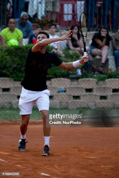 Andrea Arnaboldi during match between Facundo Bagnis /Ariel Behar and Andrea Arnaboldi/Daniele Bracciali during day 4 at the Internazionali di Tennis...