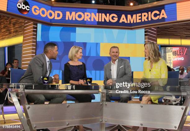 Kevin Costner is a guest on "Good Morning America," on Tuesday, June 19, 2018 airing on the Walt Disney Television via Getty Images Television...