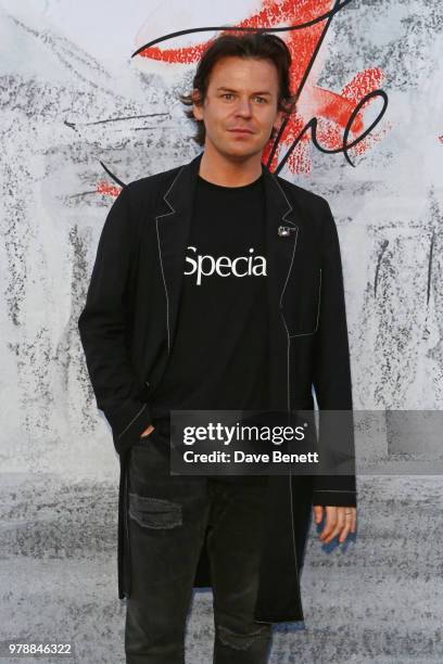 Christopher Kane attends the Serpentine Summper Party 2018 at The Serpentine Gallery on June 19, 2018 in London, England.