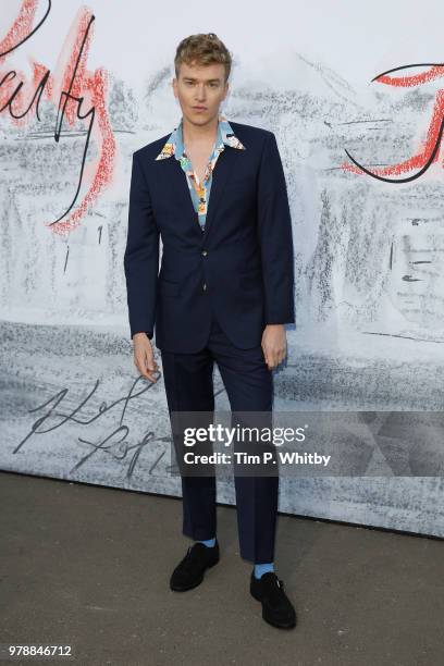 Fletcher Cowan attends the Serpentine Summer Party 2018 at The Serpentine Gallery on June 19, 2018 in London, England.