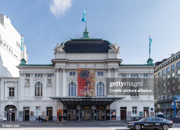 February 2018, Germany, Hamburg: The Deutsche Schauspielhaus theatre. The theatre will be closed from 02 May to 20 September 2018 due to restoration...