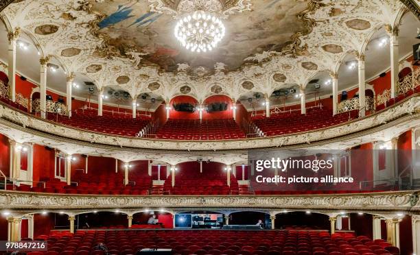 February 2018, Germany, Hamburg: Thiers one and two in the auditorium of the Deutsche Schauspielhaus theatre. The theatre will be closed from 02 May...