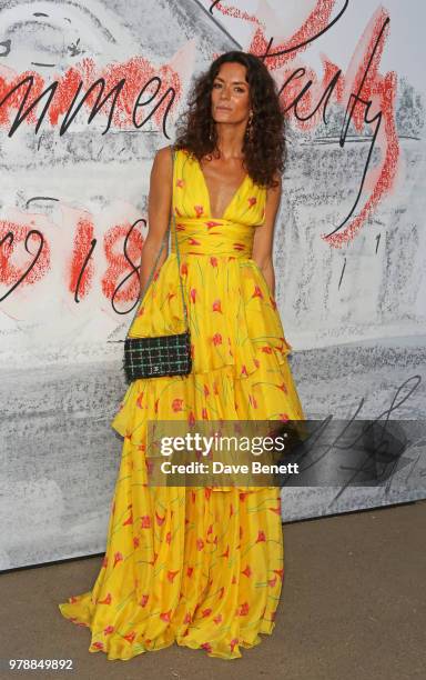 Hedvig Opshaug attends the Serpentine Summper Party 2018 at The Serpentine Gallery on June 19, 2018 in London, England.