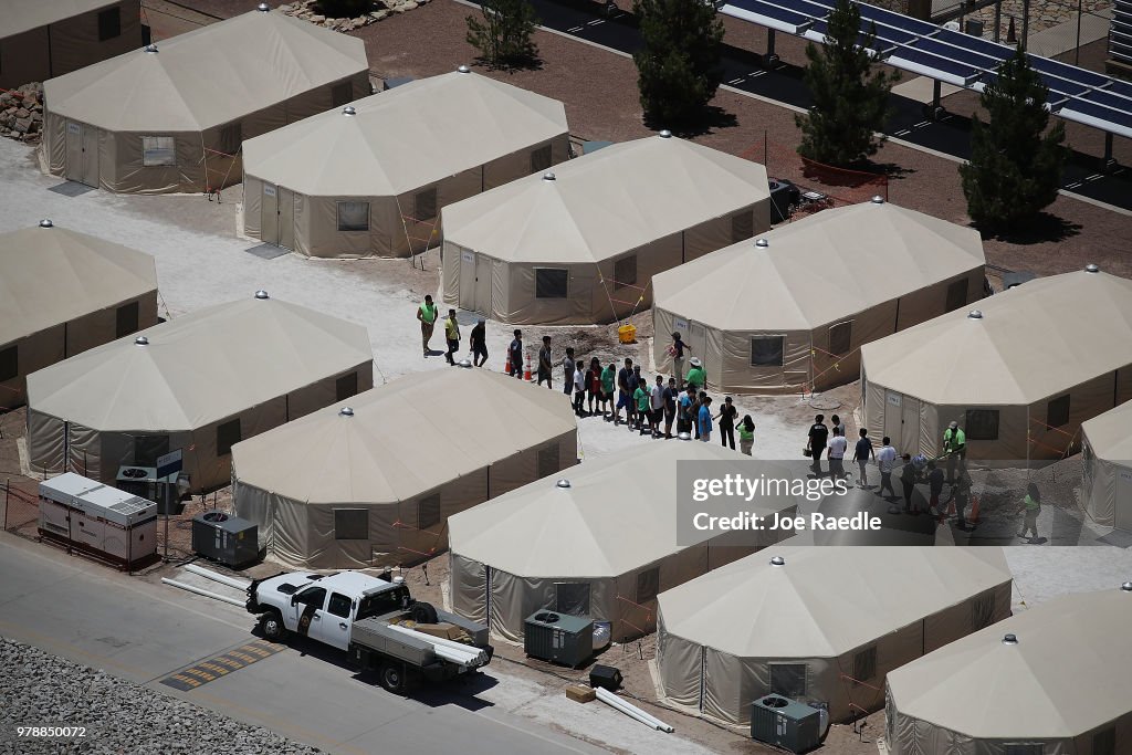 New Tent Camps Go Up In West Texas For Migrant Children Separated From Parents