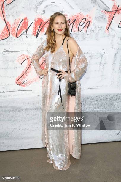 Charlotte Dellal attends the Serpentine Summer Party 2018 at The Serpentine Gallery on June 19, 2018 in London, England.