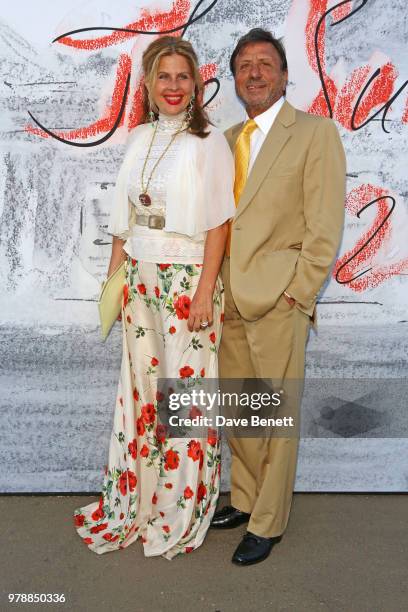Aliai Forte and Rocco Forte attend the Serpentine Summper Party 2018 at The Serpentine Gallery on June 19, 2018 in London, England.