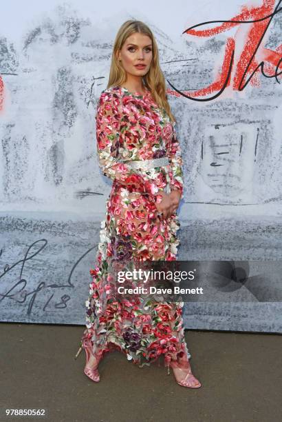 Lady Kitty Spencer attends the Serpentine Summper Party 2018 at The Serpentine Gallery on June 19, 2018 in London, England.