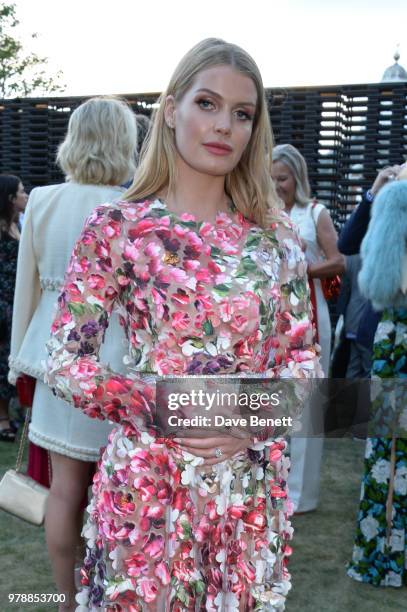 Lady Kitty Spencer attends the annual summer party in partnership with Chanel at The Serpentine Pavilion on June 19, 2018 in London, England.