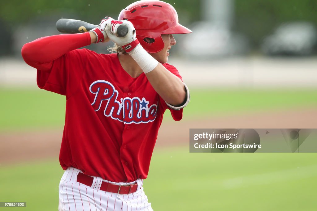 MILB: JUN 19 Gulf Coast League - GCL Tigers West at GCL Phillies