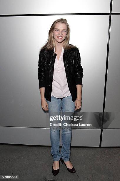 Actress Kara Killmer attends the Nokia Plaza L.A. LIVE event on March 19, 2010 in Los Angeles, California.