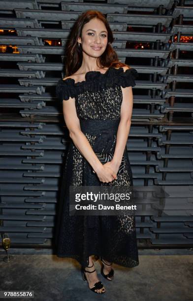 Olga Kurylenko attends the annual summer party in partnership with Chanel at The Serpentine Pavilion on June 19, 2018 in London, England.