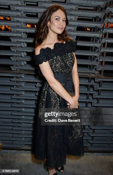 Olga Kurylenko attends the annual summer party in partnership with Chanel at The Serpentine Pavilion on June 19, 2018 in London, England.