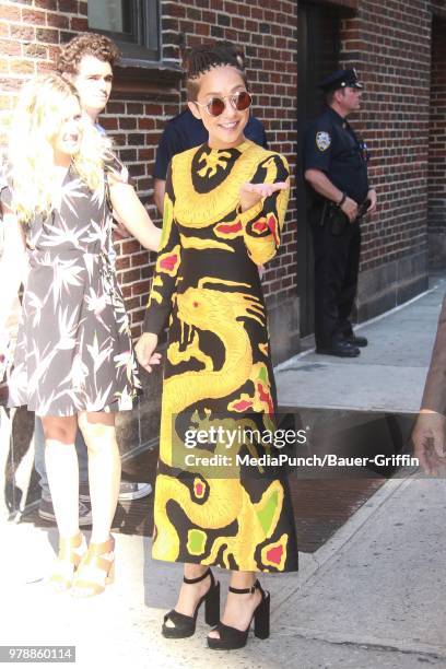 Ruth Negga is seen on June 19, 2018 in New York City.