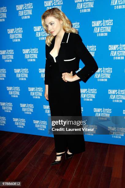 Actress Chloe Grace Moretz attends Closing Ceremony during 7th Champs Elysees Film Festival at Publicis Cinema on June 19, 2018 in Paris, France.