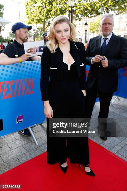 Actress Chloe Grace Moretz attends Closing Ceremony during 7th Champs Elysees Film Festival at Publicis Cinema on June 19, 2018 in Paris, France.