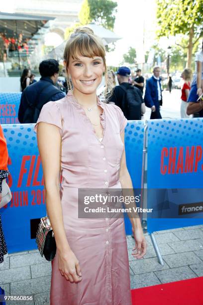 Actress Ana Girardot attends Closing Ceremony during 7th Champs Elysees Film Festival at Publicis Cinema on June 19, 2018 in Paris, France.