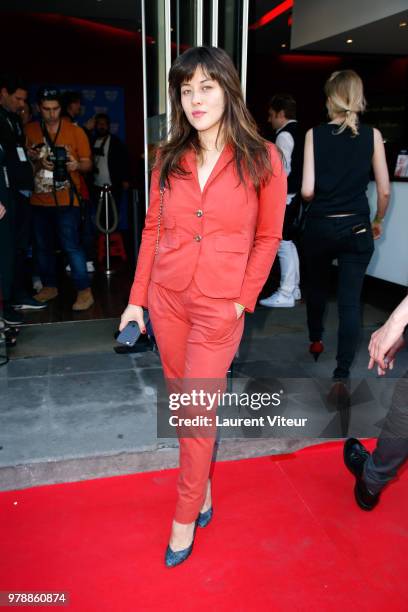 Actress Mylene Jampanoi attends Closing Ceremony during 7th Champs Elysees Film Festival at Publicis Cinema on June 19, 2018 in Paris, France.