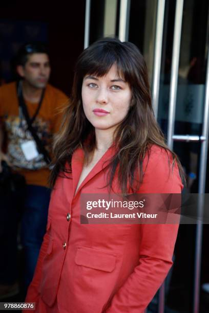 Actress Mylene Jampanoi attends Closing Ceremony during 7th Champs Elysees Film Festival at Publicis Cinema on June 19, 2018 in Paris, France.