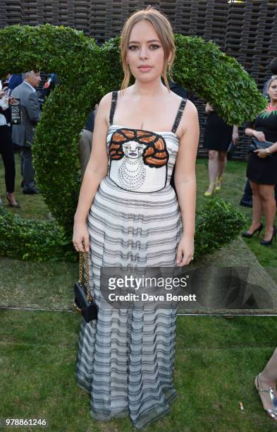 Tanya Burr attends the annual summer party in partnership with Chanel at The Serpentine Pavilion on June 19, 2018 in London, England.